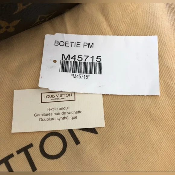 🎀LIKE NEW🎀 Boetie PM Louis Vuitton Monogram Canvas Shoulder Bag Brown and Tan - Picture 10 of 10